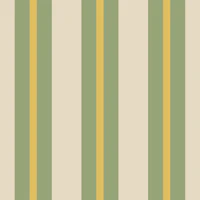 Retro Vertical Stripes Mossy Green Mustard wallpaper