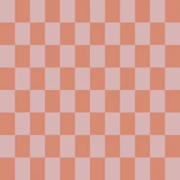 Terracotta and Dusty Rose Checkers tapet