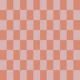 Terracotta and Dusty Rose Checkers