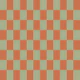 Terracotta And Oliven Green Checkered Grid