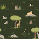 Safari Animals - Gentle Savanna for Kids Dark