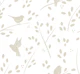 Ivory Taupe Woodland Bird Nursery