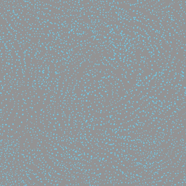 Gray Background with Sky Blue pebbles as dots