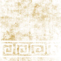 Gold Cream Sand Meander Border tapetit