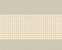 Sage Green Check Grid - Ivory tapet