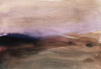 Mauve Sky Over Taupe Hills wallpaper