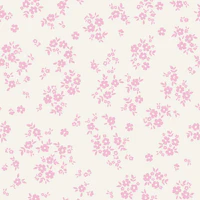 Naomi Petite Floral Pink Ivory wallpaper