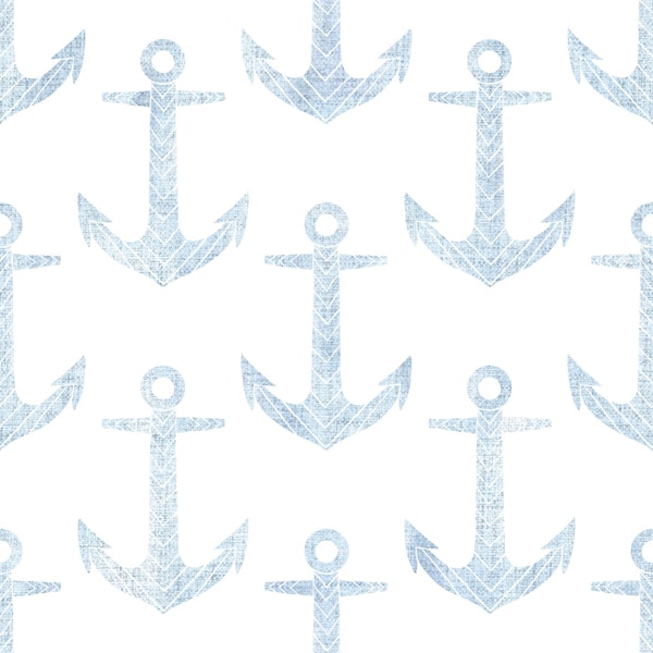 Anchors light blue Chambray
