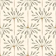 Organic Floral Bursts Ivory & Olive Green