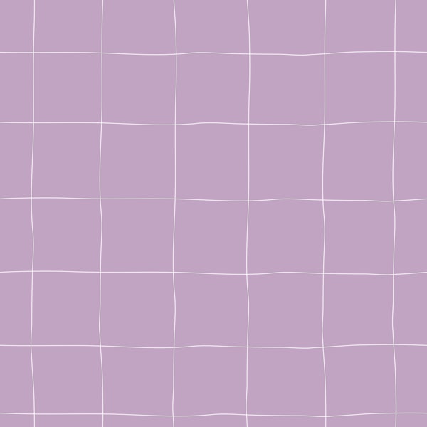 Lavender Simple Checkered Lines