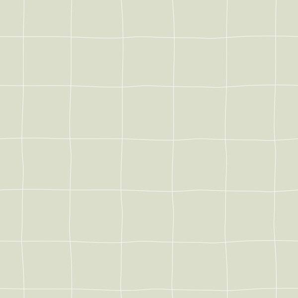 Sage green wavy grid lines
