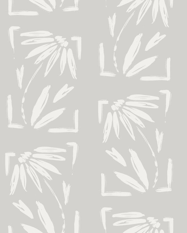Taupe Framed Wildflower Petals