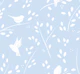 Farmhouse Blue Winter Birds