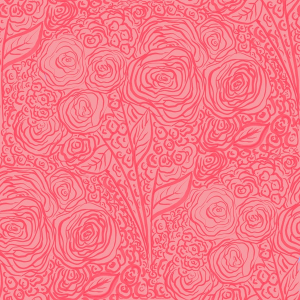 Les Fleurs Hot Pink