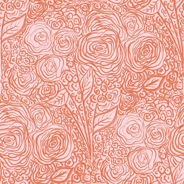 Les Fleurs- Orange