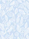 Powder Blue Wildflower Botanical