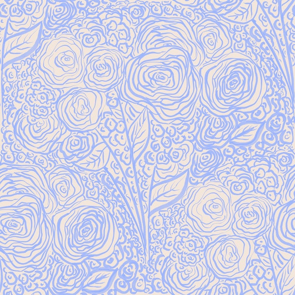 Les Fleurs- Blue
