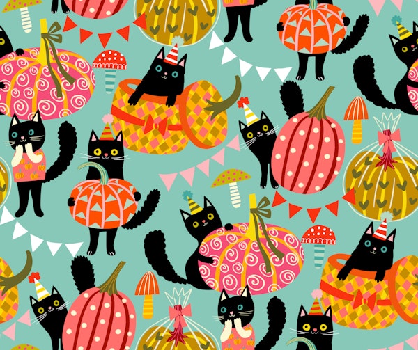 Cats Pumpkin birthday party