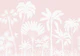 Palm Silhouettes - soft pink