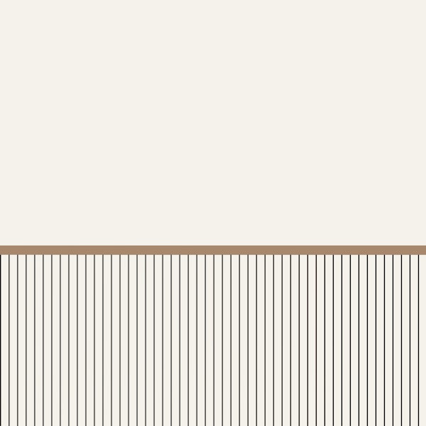Minimal Ivory Black Stripe Border