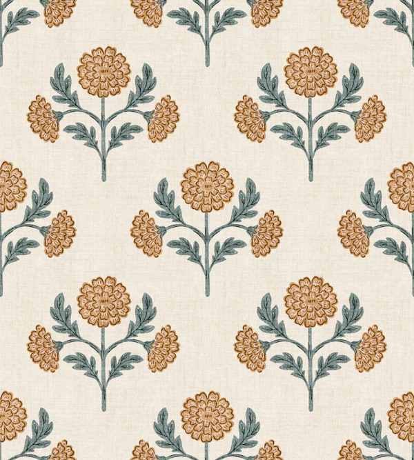Rustic Carnation Flowers in Muted Ochre