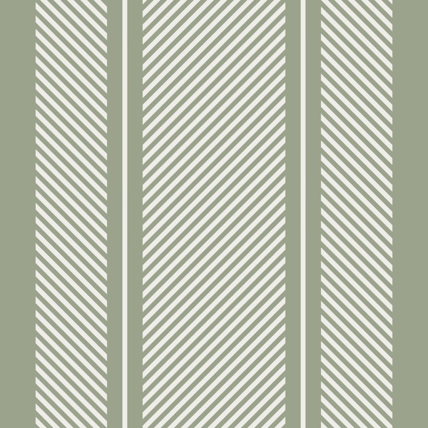 Modern Ticking - Sage Green