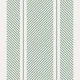 Modern Ticking - Green on Ivory