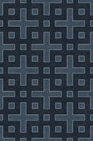 Navy Blue Crosses and Squares Large wallpaper