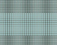 Modern Grid Tile Paneling - Teal & Brown behang