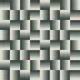 Retro Gradient Checkers Textured Silver