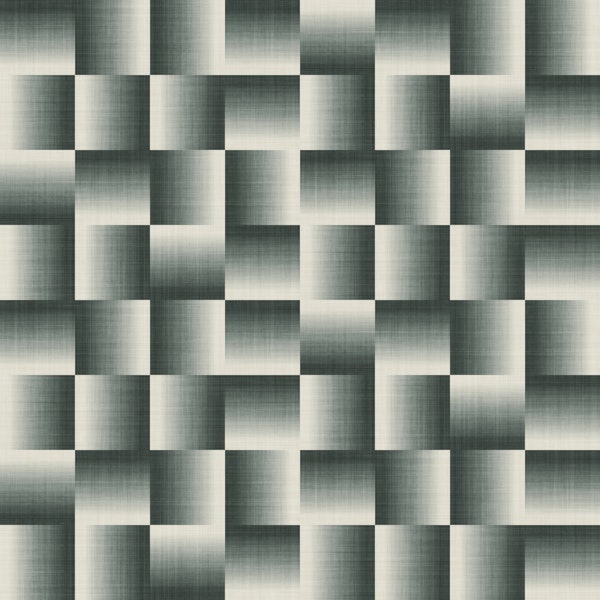 Retro Gradient Checkers Textured Silver