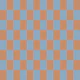 Terracotta Dusty Blue Check Tile Look