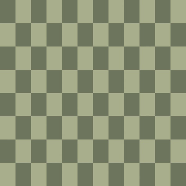 Olive Green Checkered Tile Grid