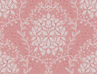 Dusty Rose Floral Damask Vintage Pink Flowers tapeta
