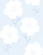 Pastel Blue Floral