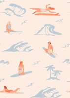 Ocean Riviera - Sand - small tapet