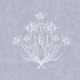 Vintage Tulip Bouquet - Misty Blue
