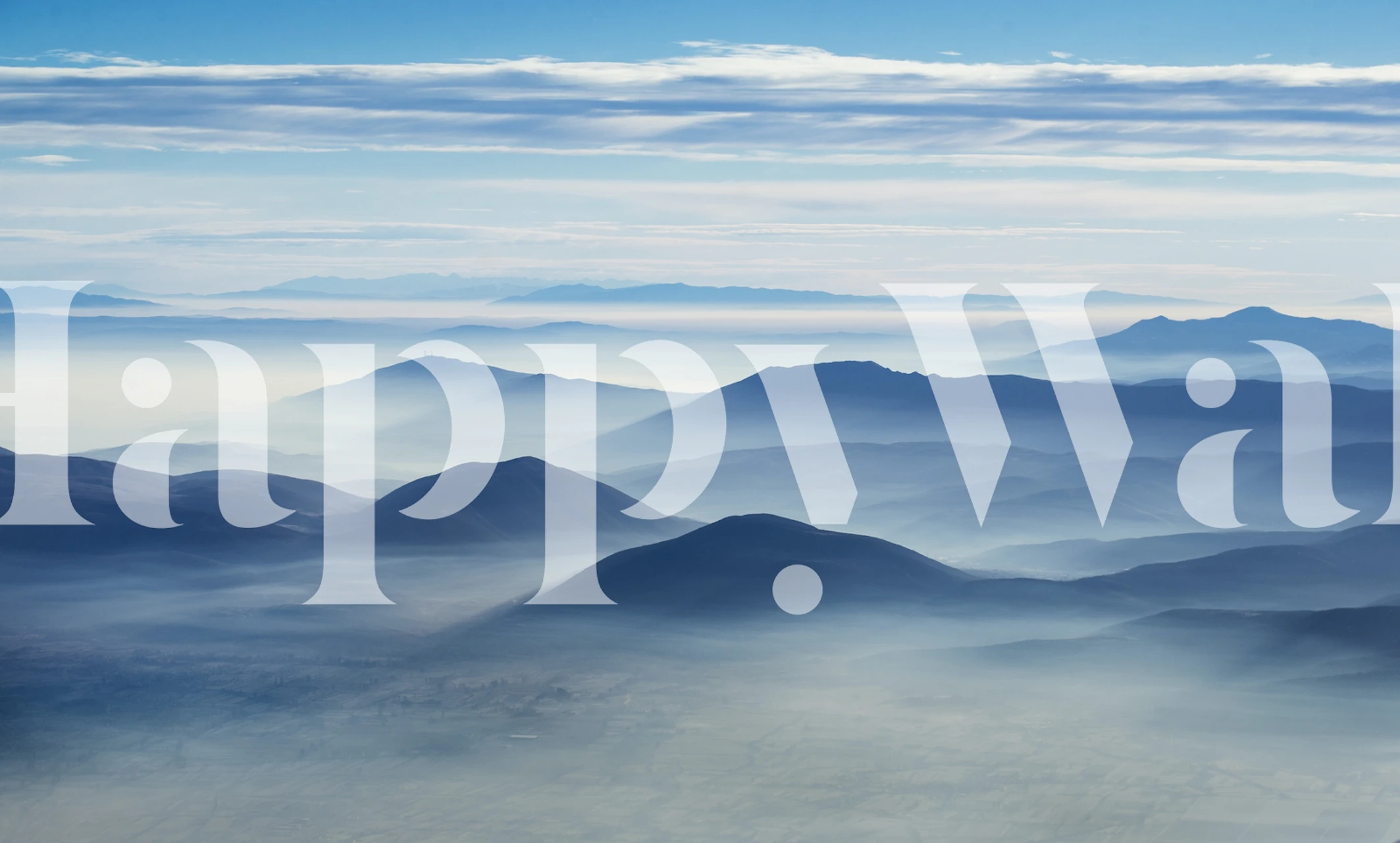 Design tapety Clean Air v pokoji