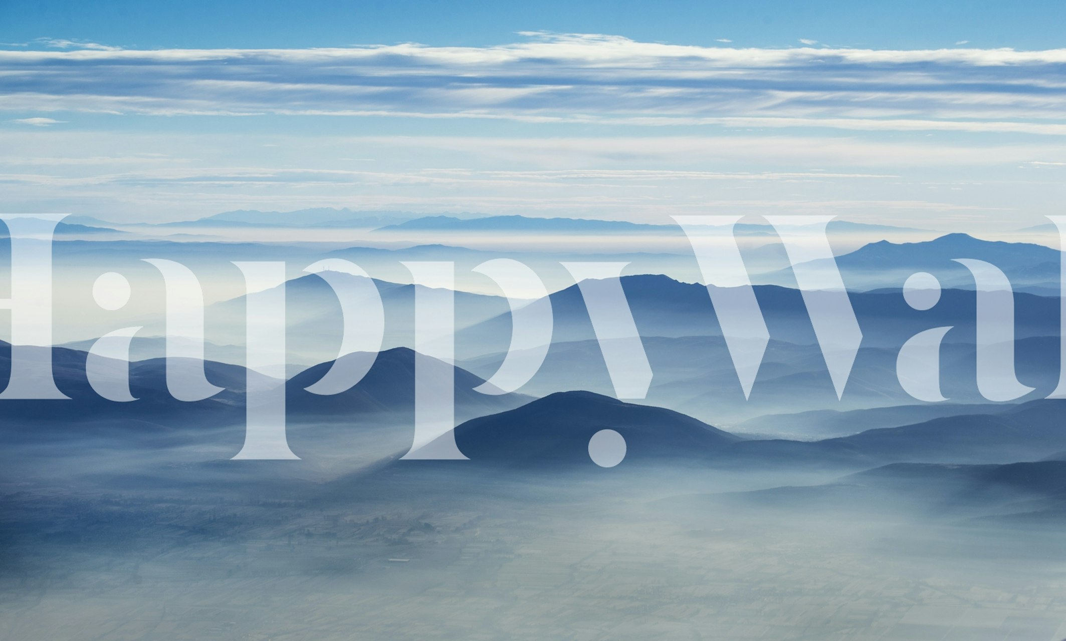 Clean Air wallpaper design in a room