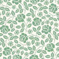 Rose Garden - green tapet