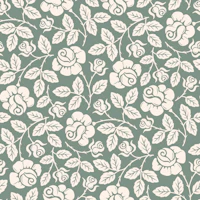 Rose Garden - Green inverted papier peint