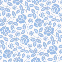 Rose Garden - Blue tapet