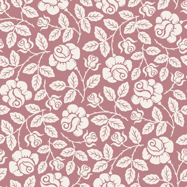Rose Garden - Dusty rose inverted
