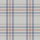 Ivory Tartan With Blue Stripes
