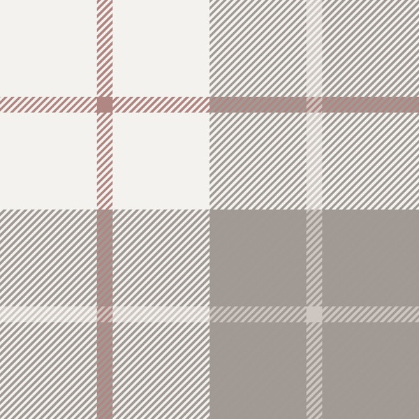 Light gray plaid with mauve stripes