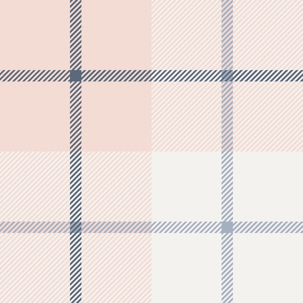 Blush Pink Plaid Check Squares