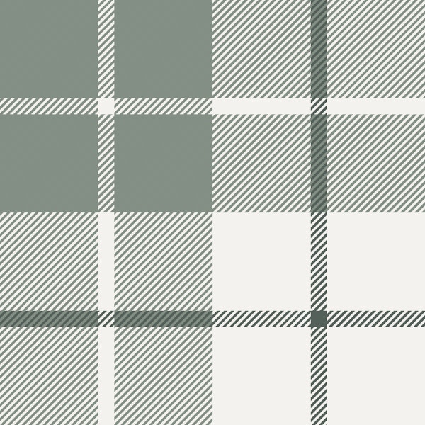 Sage Green Plaid Check Squares