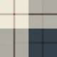 Navy and Ivory Plaid Squares