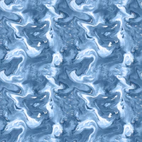 Steel blue ocean wave swirls tapete