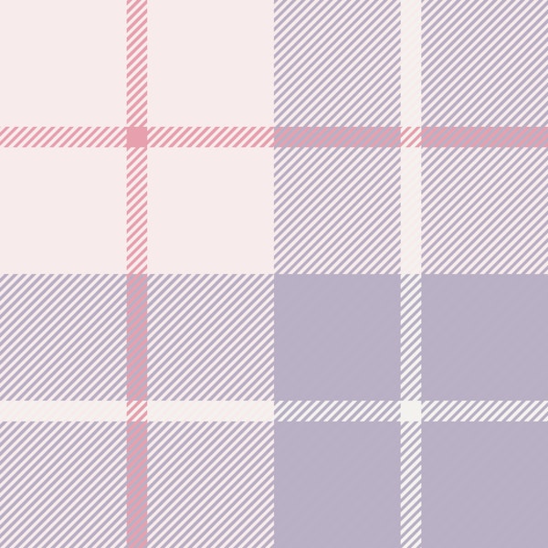Lavender plaid with pink stripes